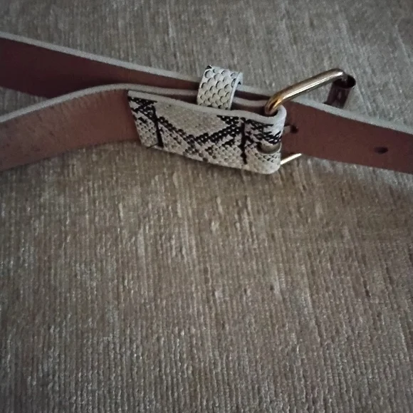 Faux Snakeskin "1 Belt - Picture 2 of 6